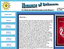 Tablet Screenshot of havaneseofdelmirva.com